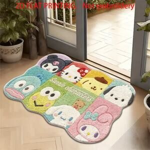 #6060  Hello Kitty & Friends Cute Floor/Bath Mat